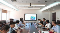 聯(lián)想控股首席執(zhí)行官李蓬一行到訪K8凯发国际參觀交流